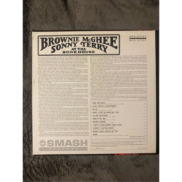 Vintage Brownie McGhee vinyl - Picture 2 of 4
